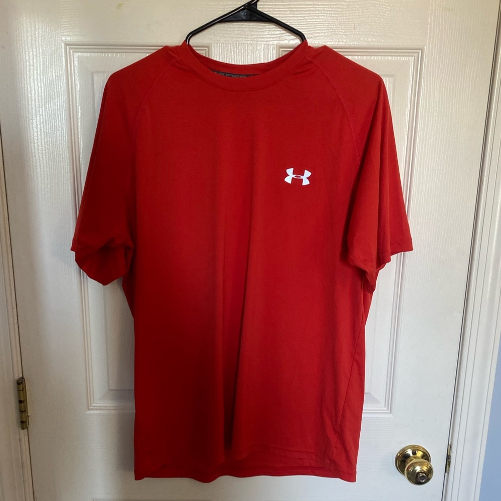 Under Armour red shirt